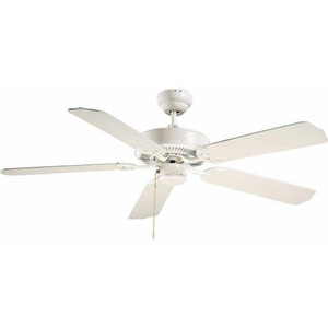 Volume V5953-6 White Outdoor Ceiling Fan
