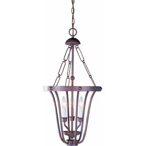  Volume Lighting V5073-22 Minster 3-light Prairie Rock Chandelier 