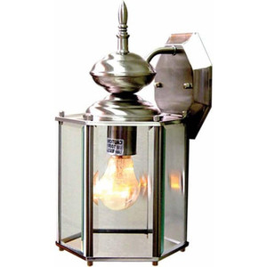  Volume Lighting V9131-33 Brushed Nickel Outdoor Wall Lantern 