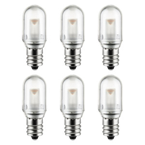  Sunlite 41244-SU T5/LED/CL/1W/27K/E12/6PK 