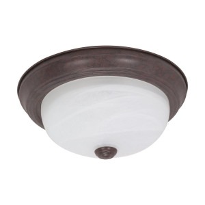  Satco 60-206 2 LT - 13" Flush Fixture 