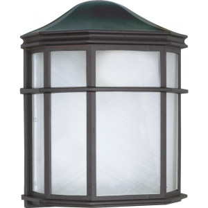  Satco 60-539 1 LT - 10" Cage Lantern Wall 