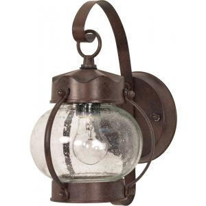  Satco 60-631 1 LT 10" Onion Outdoor Wall Fixture 