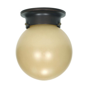  Satco 60-1279 1 LT 6" Ball Flush Fixture 