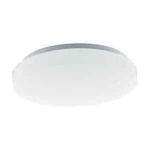  Satco 62-1210 White Flush-Mount Light with Acrylic Round 