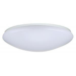  Satco 62-1218 White Acrylic Flush-Mount Light  