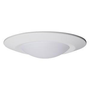  Satco 62-1762 White LED Flush-Mount Round Disk Light Fixture 