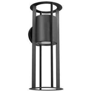  Satco 62-1651 Matte Black Wall Lantern Light 