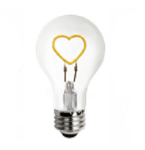  TCP FSA19DOGBD LED A19 Shape Filament Lamp Yellow 