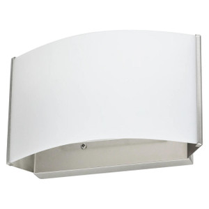  Sunlite 82111-SU Brushed Nickel Modern Wall Sconce 