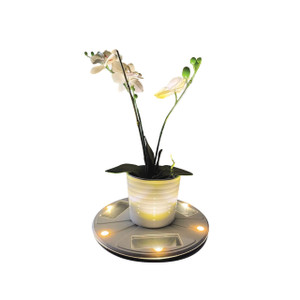 Gama Sonic Solar Lighting Gama Sonic 77i50265  10.5" Outdoor Planter Pot Base Stand 