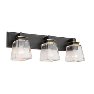 Artcraft Lighting Artcraft AC11613VB Black & Brass Bathroom Fixture 