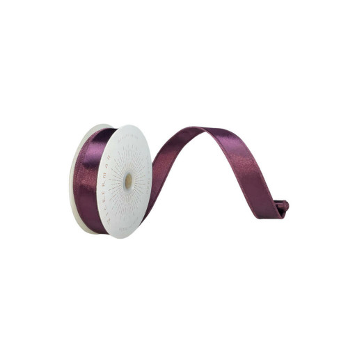 Vickerman QTX240765 - Burgundy Shiny Wired Decorative Ribbon - 1" x 10 Yards 