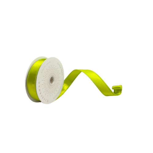 Vickerman QTX240773 - Lime Shiny Wired Decorative Ribbon - 1" x 10 Yards