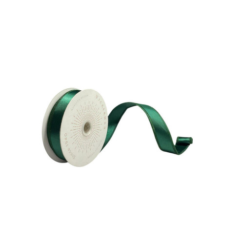 Vickerman QTX240774 - Midnight Green Shiny Wired Decorative Ribbon - 1" x 10 Yards