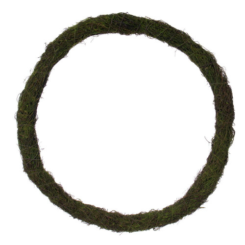 Vickerman FPQ240524M - 24" Circular Mossy Twig Wreath