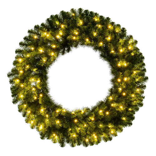 Vickerman G237032LED - 30" Deluxe Sequoia Pine Wreath with Multi LED Lights 