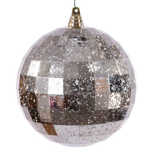 Vickerman MC240943 - 8 inch Oat Mirror Mercury Christmas Ornament 