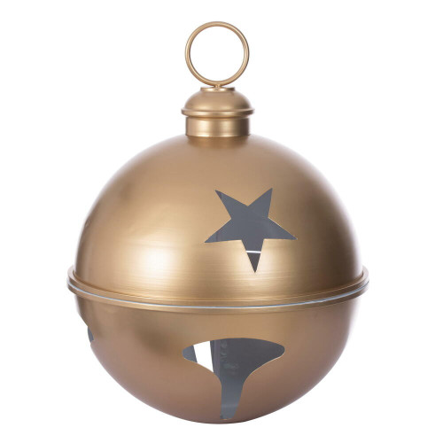 Vickerman RAA232008 - 20 inch Gold Iron Bell Christmas Ornament