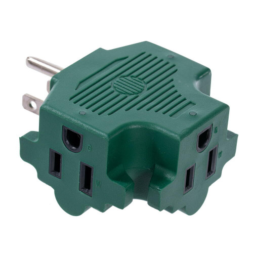 Vickerman V24CUBE3 - Green Triple Tap 15Amp - 4 Pack