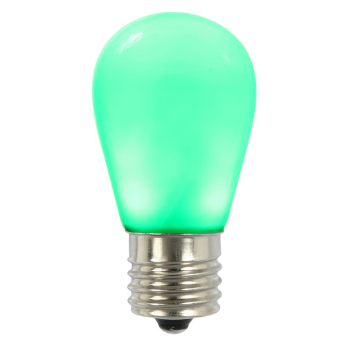 Vickerman X14SC04-10 - S14 Ceramic Green LED Replacement Bulb - 10 Pack
