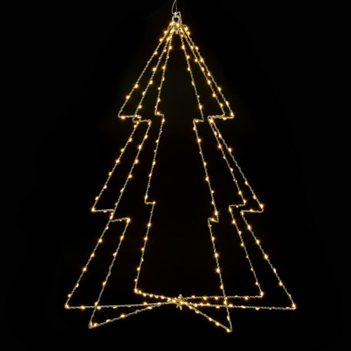 Vickerman X23S124 - 24 in. Warm White LED Fairy Motif Light - 240 Lights - Silver Wire