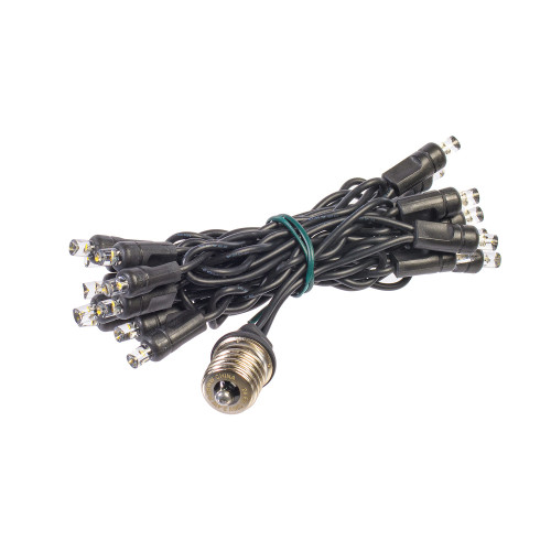 Vickerman X24E1720-KRGBW - 60 in. RGB Warm White LED Light Drop - 20 Lights - Black Wire