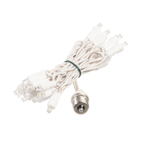 Vickerman X24E1720-WRGBW - 60 in. RGB Warm White LED Light Drop - 20 Lights - White Wire