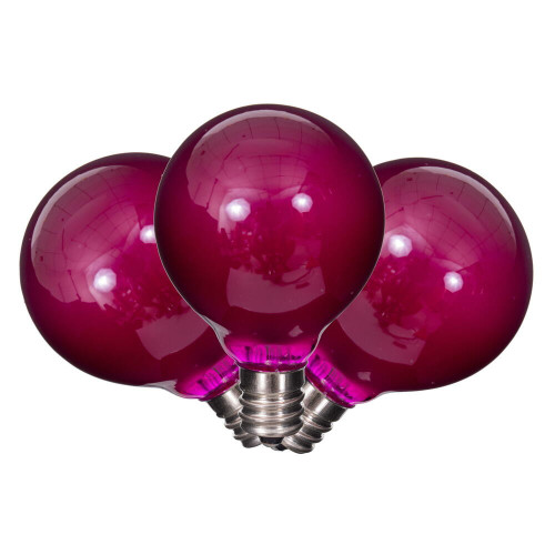 Vickerman X24G4106 - G40 Ceramic Purple LED Replacement Bulb - 10 Pack 