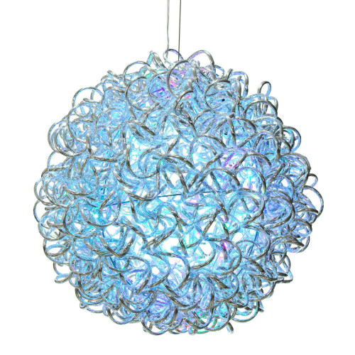 Vickerman X24S14RGBPW - 14 in. RGB LED Micro Spiral Light Ball - 120 Lights