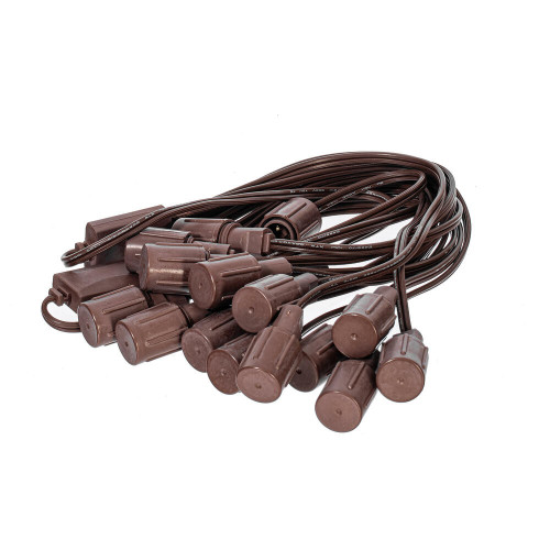 Vickerman X6B6620 - 12"x 7 Flexible Coaxial Splitter Brown Wire - 2 Pack