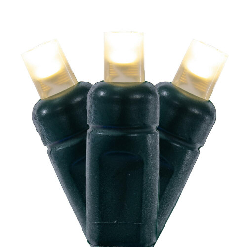 Vickerman X6G66501FPBG - 25 ft Warm White LED Coaxial Christmas Light String - 50 Lights