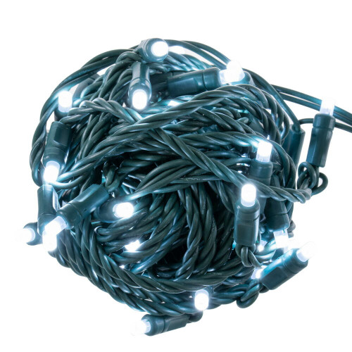 Vickerman X6G66509FTPBG - 25 ft Pure White LED Twinkle Coaxial Christmas Light String