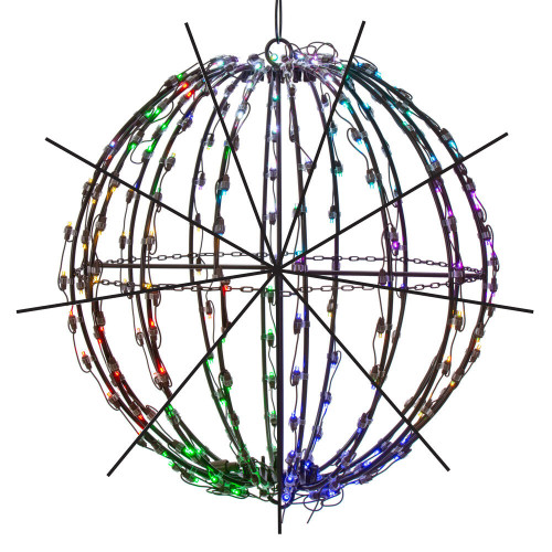 Vickerman XRGBWW24-B - 24 in. RGB Warm White LED Wide Angle Light Sphere - 208 Lights