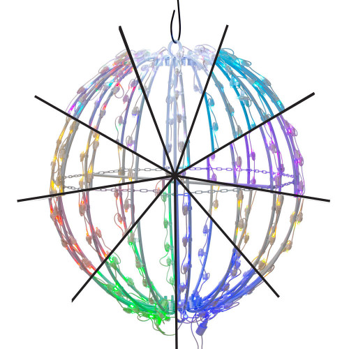 Vickerman XRGBWW24-W - 24 in. RGB Warm White LED Wide Angle Light Sphere - 208 Lights