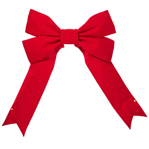 Vickerman L230348 - 4 ft Red Canvas Outdoor Bow