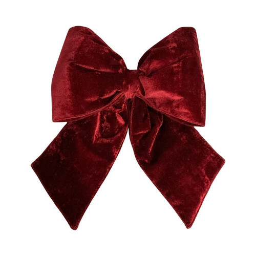 Vickerman QTX17777 - 18 inch Wine Polyester Indoor Bow