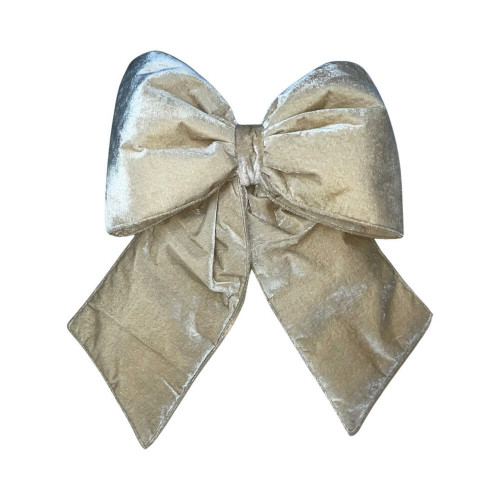 Vickerman QTX17837 - 18 inch Champagne Polyester Indoor Bow