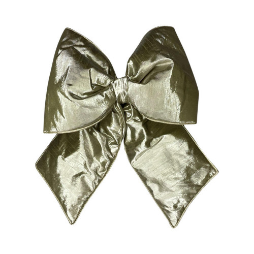 Vickerman QTX24057 - 18 inch Champagne Polyester Indoor Bow