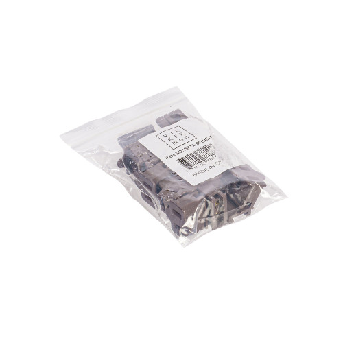 Vickerman VSPT1-BPLUG-F - Brown Female Slide-On Plug for SPT1 Wire - 10 Pack 