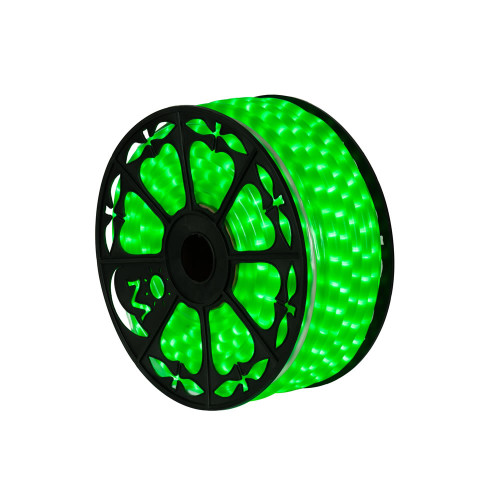 Vickerman X171524 - 150 ft x 1/2 in. Fluorescent Green LED Rope Light 120V 