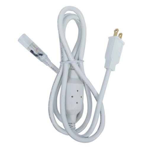 Vickerman X171560 - 5 ft White LED Rope Light Power Cord - 3 Pack