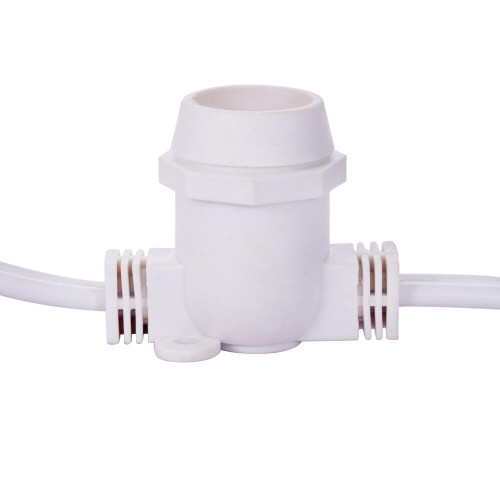 Vickerman VC9W12264 - 330 ft White E17 Socket Stringer with 264 Sockets - SPT2