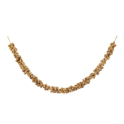 Vickerman JE230572 - 6 ft Natural Braided Hemp Ball Christmas Garland - Unlit