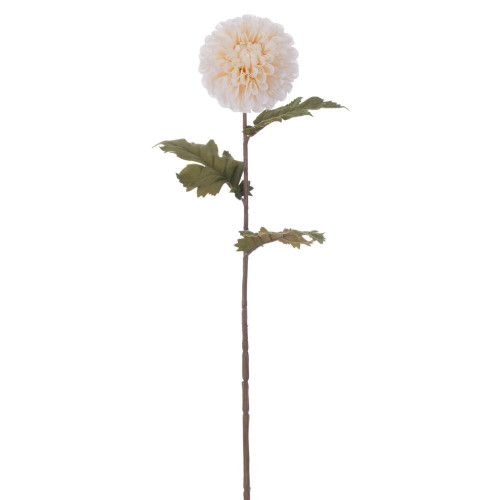 Vickerman EF233711 - 29 in. Ivory Dahlia Stem Artificial Spray - 4 Pack 
