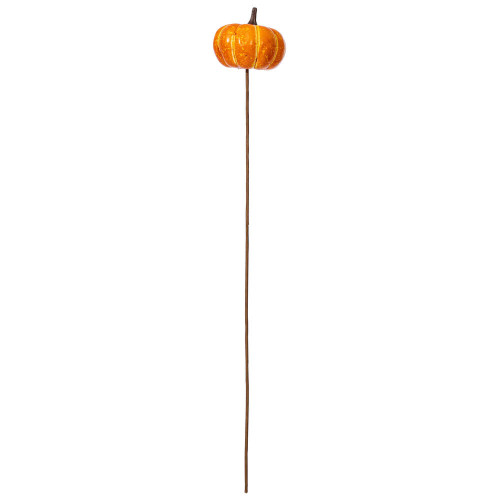 Vickerman EF240109 - 3 in. Orange Pumpkin UV Artificial Spray - 8 Pack 