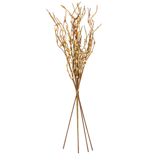 Vickerman FPQ230934 - 34 in. Beige Goat Willow Bundle Artificial Spray 