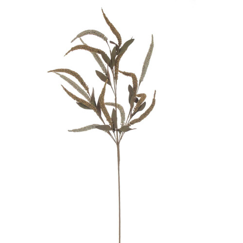 Vickerman FPQ233383 - 35 in. Gray/Light Green Heather Artificial Spray - 3 Pack