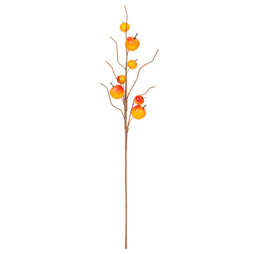 Vickerman FPQ237353 - 31 in. Yellow/Orange Apple Artificial Spray - 3 Pack