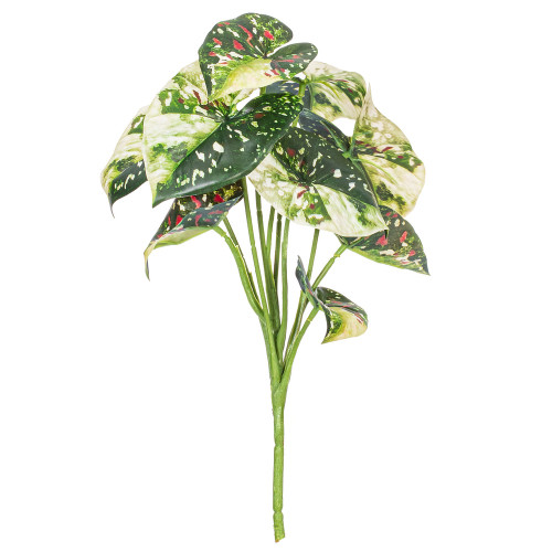 Vickerman FR230404 - 12.5 in. Green Leaves Artificial Spray - 3 Pack